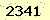 請輸入此驗證碼 : 2341