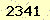 請輸入此驗證碼 : 2341