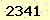 請輸入此驗證碼 : 2341
