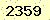 請輸入此驗證碼 : 2359