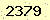 請輸入此驗證碼 : 2379
