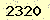 請輸入此驗證碼 : 2320
