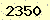 請輸入此驗證碼 : 2350
