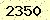 請輸入此驗證碼 : 2350