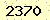 請輸入此驗證碼 : 2370