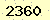 請輸入此驗證碼 : 2360
