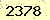 請輸入此驗證碼 : 2378