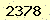 請輸入此驗證碼 : 2378
