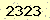請輸入此驗證碼 : 2323