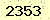請輸入此驗證碼 : 2353