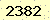 請輸入此驗證碼 : 2382