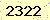 請輸入此驗證碼 : 2322