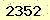 請輸入此驗證碼 : 2352