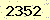 請輸入此驗證碼 : 2352