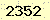 請輸入此驗證碼 : 2352