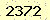 請輸入此驗證碼 : 2372