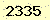 請輸入此驗證碼 : 2335