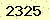 請輸入此驗證碼 : 2325
