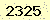 請輸入此驗證碼 : 2325
