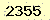 請輸入此驗證碼 : 2355