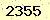 請輸入此驗證碼 : 2355