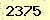 請輸入此驗證碼 : 2375