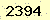 請輸入此驗證碼 : 2394