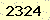 請輸入此驗證碼 : 2324