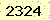 請輸入此驗證碼 : 2324