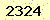 請輸入此驗證碼 : 2324