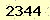 請輸入此驗證碼 : 2344