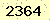 請輸入此驗證碼 : 2364