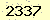請輸入此驗證碼 : 2337