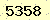 請輸入此驗證碼 : 5358