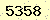 請輸入此驗證碼 : 5358