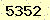 請輸入此驗證碼 : 5352