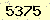 請輸入此驗證碼 : 5375