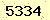 請輸入此驗證碼 : 5334