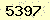 請輸入此驗證碼 : 5397