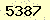 請輸入此驗證碼 : 5387