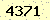 請輸入此驗證碼 : 4371