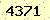 請輸入此驗證碼 : 4371