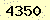 請輸入此驗證碼 : 4350