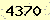 請輸入此驗證碼 : 4370