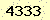 請輸入此驗證碼 : 4333