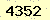 請輸入此驗證碼 : 4352
