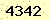 請輸入此驗證碼 : 4342
