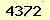 請輸入此驗證碼 : 4372