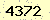請輸入此驗證碼 : 4372