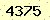 請輸入此驗證碼 : 4375